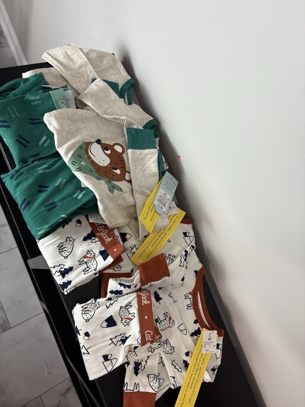 Cat & Jack 4T 2-Piece Pajama Set Children’s Clothing Boys LOT Wholesale Bulk - Picture 1 of 3